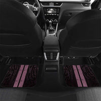 New Zealand Maori Kowhaiwhai Car Mats Mawhero Maui and Mangopare LT9 Set 2pcs - Back Pink - Polynesian Pride