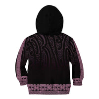 New Zealand Maori Kowhaiwhai Kid Hoodie Mawhero Maui and Mangopare LT9 - Polynesian Pride