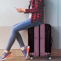 New Zealand Maori Kowhaiwhai Luggage Cover Mawhero Maui and Mangopare LT9 - Polynesian Pride