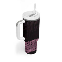 New Zealand Maori Kowhaiwhai Tumbler With Handle Mawhero Maui and Mangopare LT9 - Polynesian Pride
