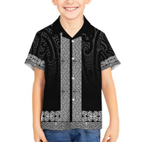 New Zealand Maori Kowhaiwhai Hawaiian Shirt Pango Maui and Mangopare