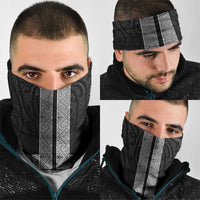 New Zealand Maori Kowhaiwhai Neck Gaiter Pango Maui and Mangopare - Polynesian Pride