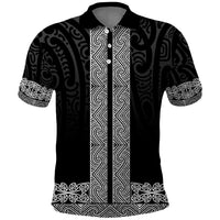 New Zealand Maori Kowhaiwhai Polo Shirt Pango Maui and Mangopare