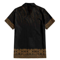 New Zealand Maori Kowhaiwhai Family Matching Mermaid Dress and Hawaiian Shirt Parauri Maui and Mangopare LT9 - Polynesian Pride