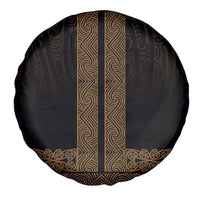 New Zealand Maori Kowhaiwhai Spare Tire Cover Parauri Maui and Mangopare LT9 - Polynesian Pride