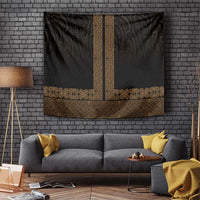 New Zealand Maori Kowhaiwhai Tapestry Parauri Maui and Mangopare