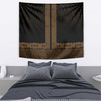 New Zealand Maori Kowhaiwhai Tapestry Parauri Maui and Mangopare