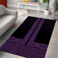 New Zealand Maori Kowhaiwhai Area Rug Waiporoporo Maui and Mangopare LT9 - Polynesian Pride