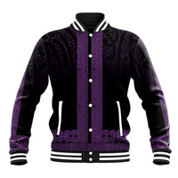 New Zealand Maori Kowhaiwhai Baseball Jacket Waiporoporo Maui and Mangopare
