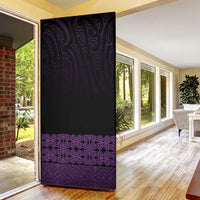 New Zealand Maori Kowhaiwhai Door Cover Waiporoporo Maui and Mangopare LT9 - Polynesian Pride