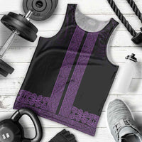 New Zealand Maori Kowhaiwhai Men Tank Top Waiporoporo Maui and Mangopare LT9 - Polynesian Pride