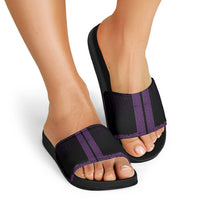 New Zealand Maori Kowhaiwhai Slide Sandals Waiporoporo Maui and Mangopare LT9 - Polynesian Pride