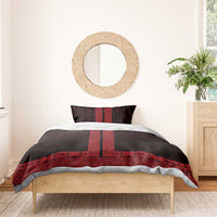 New Zealand Maori Kowhaiwhai Bedding Set Whero Maui and Mangopare