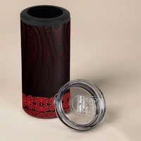 New Zealand Maori Kowhaiwhai 4 in 1 Can Cooler Tumbler Whero Maui and Mangopare LT9 - Polynesian Pride
