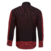 New Zealand Maori Kowhaiwhai Family Matching Off Shoulder Maxi Dress and Hawaiian Shirt Whero Maui and Mangopare LT9 - Polynesian Pride
