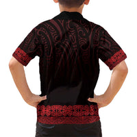 New Zealand Maori Kowhaiwhai Hawaiian Shirt Whero Maui and Mangopare LT9 - Polynesian Pride