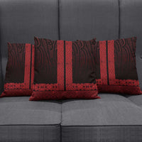 New Zealand Maori Kowhaiwhai Pillow Cover Whero Maui and Mangopare LT9 - Polynesian Pride