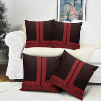 New Zealand Maori Kowhaiwhai Pillow Cover Whero Maui and Mangopare LT9 - Polynesian Pride
