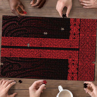 New Zealand Maori Kowhaiwhai Puzzle Whero Maui and Mangopare - Polynesian Pride