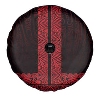 New Zealand Maori Kowhaiwhai Spare Tire Cover Whero Maui and Mangopare LT9 - Polynesian Pride