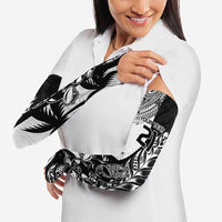 Fiji New Zealand Rugby Personalised Arm Sleeves Maori and Tapa Pattern LT9 - Polynesian Pride