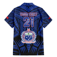Custom Manu Samoa Sevens Rugby Family Matching Mermaid Dress and Hawaiian Shirt Samoan Tribal Tattoo LT9 - Polynesian Pride