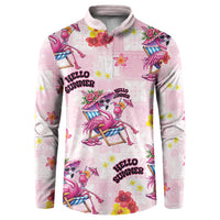 Hawaii Flamingo Hello Summer Button Sweatshirt Hawaiian Quilt Pattern