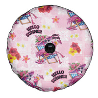 Hawaii Flamingo Hello Summer Spare Tire Cover Hawaiian Quilt Pattern