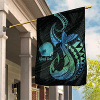 Personalised Hawaii Kure Atoll Garden Flag Holaniku Coral Reef with Polynesian Tribal