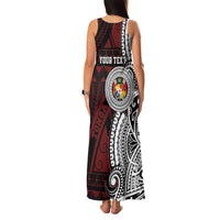 Personalised Tonga Constitution Day 1875 Family Matching Tank Maxi Dress and Hawaiian Shirt Polynesian Tribal Tattoo LT9 - Polynesian Pride