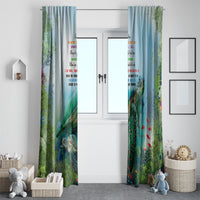 Polynesia Mother's Day Window Curtain Magnificent Sea Turtle Of Love and Gratitude LT9 - Polynesian Pride