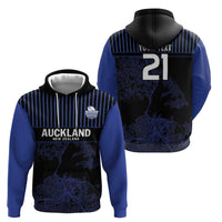 Custom Oceania Football NZ Auckland Hoodie Minimal City Map Style LT9 - Polynesian Pride