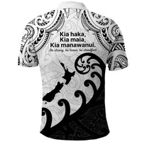 Kia Haka Maori language Polo Shirt Te Reo Maori Inspired Art