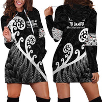 Kia Mau Ki To Ukaipo Hoodie Dress Te Reo Maori Koru Fern Art LT9 - Polynesian Pride