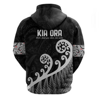 Kia Ora Maori Language Hoodie Te Reo Maori Koru Fern Art LT9 - Polynesian Pride