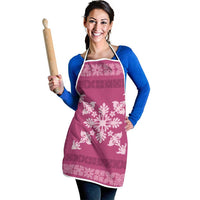 Hawaiian Quilt Block Design Apron Pink Hawaii Culture Motifs - Polynesian Pride
