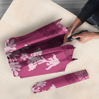 Hawaiian Quilt Block Design Umbrella Pink Hawaii Culture Motifs LT9 - Polynesian Pride