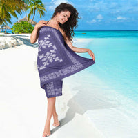 Hawaiian Quilt Pattern Sarong Purple Hawaii Culture Tropical - Polynesian Pride