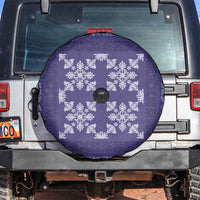 Hawaiian Quilt Pattern Spare Tire Cover Purple Hawaii Culture Tropical LT9 Purple - Polynesian Pride