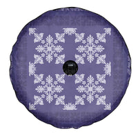 Hawaiian Quilt Pattern Spare Tire Cover Purple Hawaii Culture Tropical LT9 - Polynesian Pride