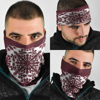Palm Leaf Quilt Pattern Neck Gaiter Hawaii Culture Floral - Polynesian Pride