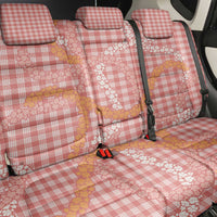 Pink Tropical Floral Palaka Back Car Seat Cover Hawaiian Quilt Pattern LT9 - Polynesian Pride