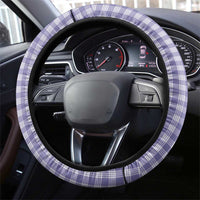 Aloha Vintage Palaka Floral Hawaiian Quilt Steering Wheel Cover Poni Motif - Polynesian Pride