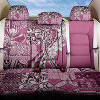 Aloha Vintage Plumeria Hawaiian Tapa Pattern Back Car Seat Cover Pink Hawaiian Tapa Pattern LT9 One Size Pink - Polynesian Pride