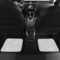 Polynesian Manta Ray Car Mats Beige Floral Turtle Tattoo - Polynesian Pride