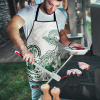 Polynesian Manta Ray Apron Green Floral Turtle Tattoo - Polynesian Pride