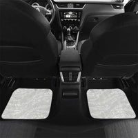 Polynesian Manta Ray Car Mats Green Floral Turtle Tattoo - Polynesian Pride