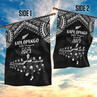 NZ Rugby Garden Flag Kapa Opango Maori Haka With Years of The All Black Champions LT9 - Polynesian Pride