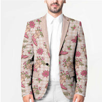 Beige Paniolo Palaka Hawaiian Cowgirl Christmas Blazer - Polynesian Pride