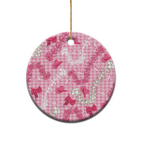 Paniolo Palaka Hawaiian Cowgirl Ceramic Ornament - Polynesian Pride